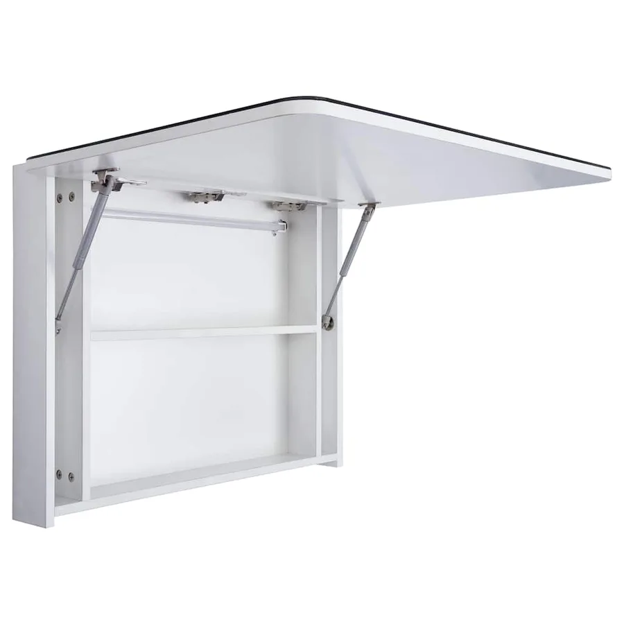 Armoire de salle de bain à miroir LED 80x9,5x55 cm - 5