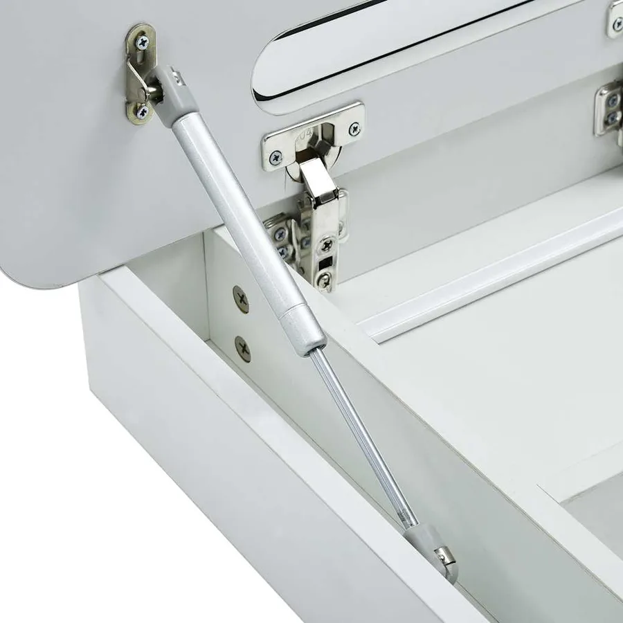 Armoire de salle de bain à miroir LED 80x9,5x55 cm - 6