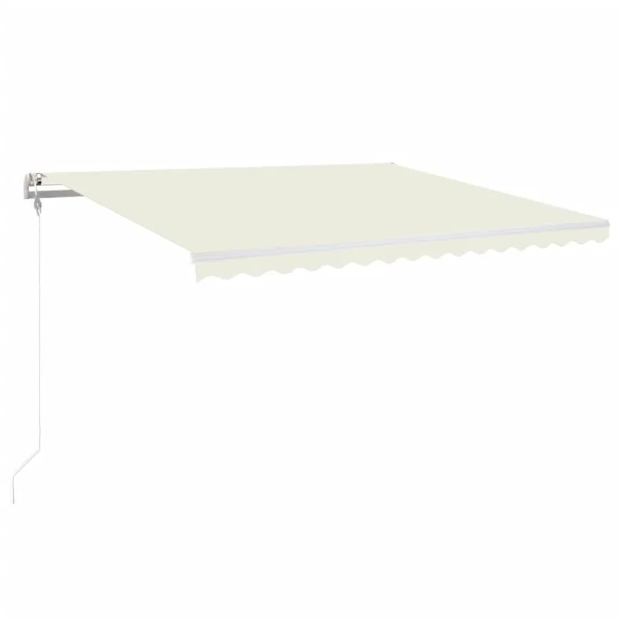 Auvent rétractable automatique 400x350 cm Crème - 2