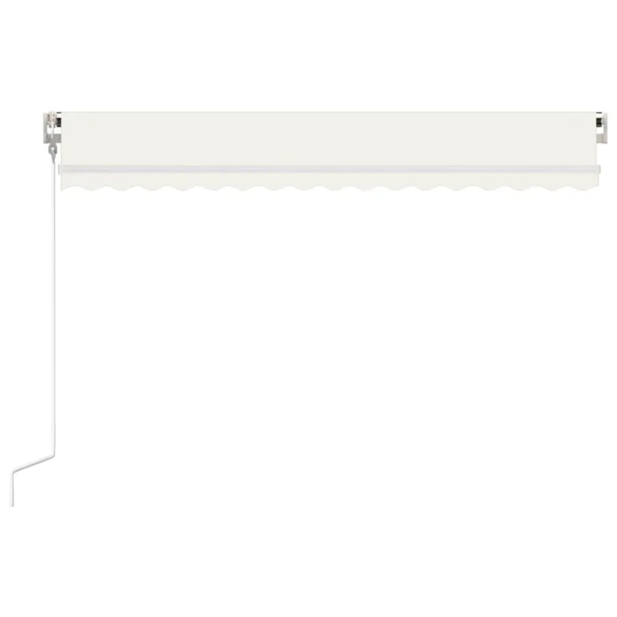 Auvent rétractable automatique 400x350 cm Crème - 3