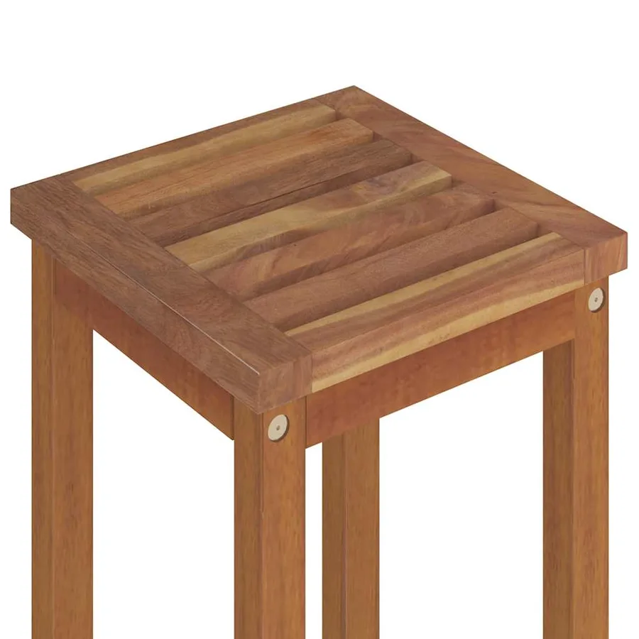 Ensemble de bar de jardin 7 pcs bois d'acacia solide - 8