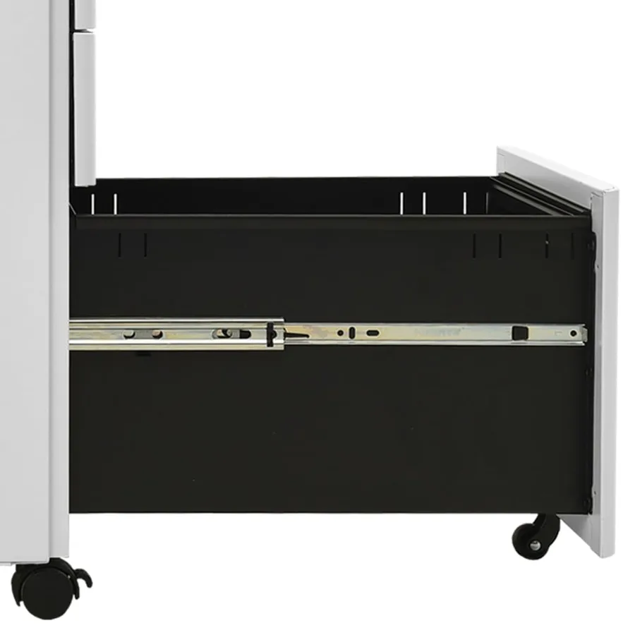 Classeur mobile Gris clair 30x45x59 cm Acier - 6