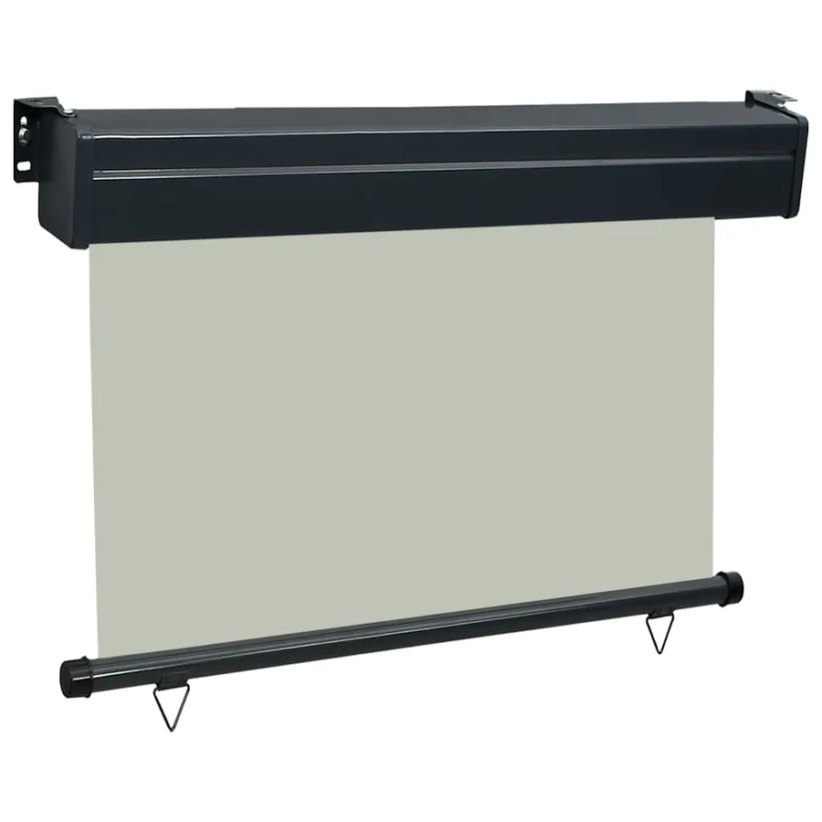 Auvent latéral de balcon 85x250 cm Gris - 3