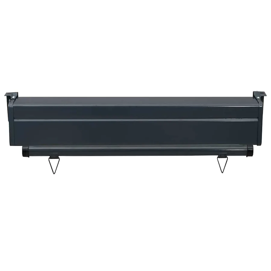 Auvent latéral de balcon 85x250 cm Gris - 6
