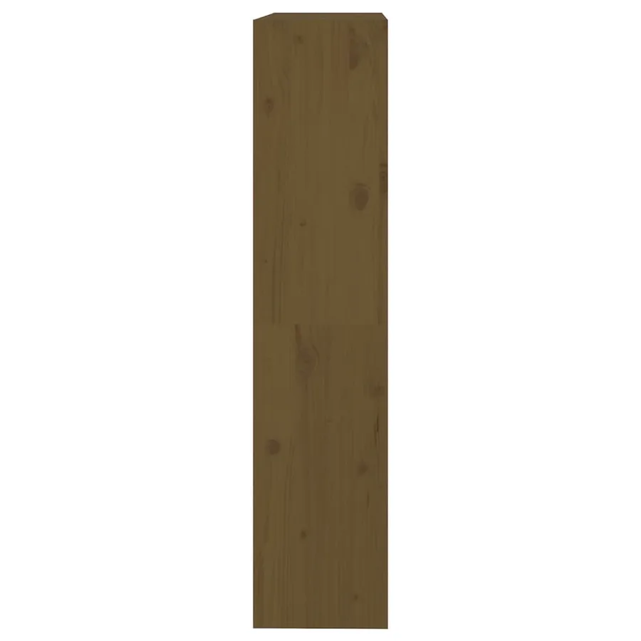 Bibliothèque/Séparateur de pièce Marron miel 80x30x135,5 cm Pin - 6