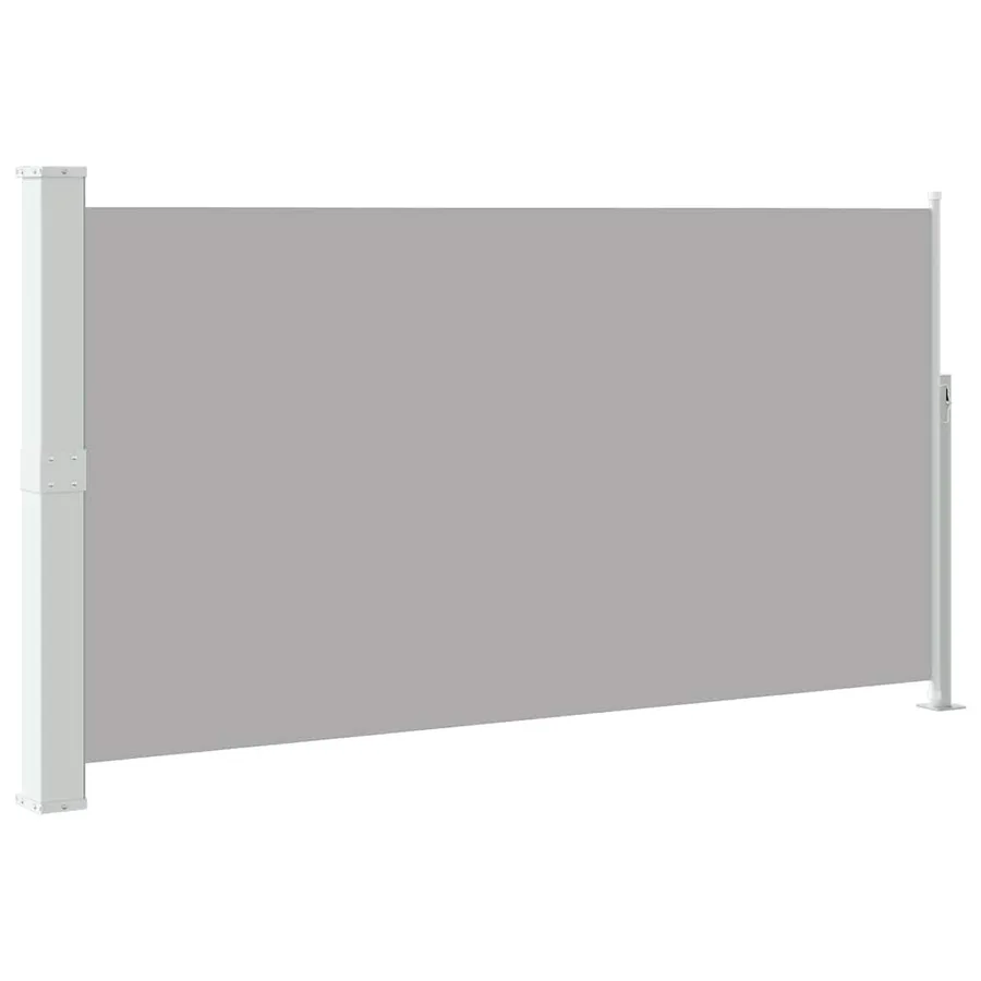 Auvent latéral rétractable de patio 170x300 cm Gris - 2