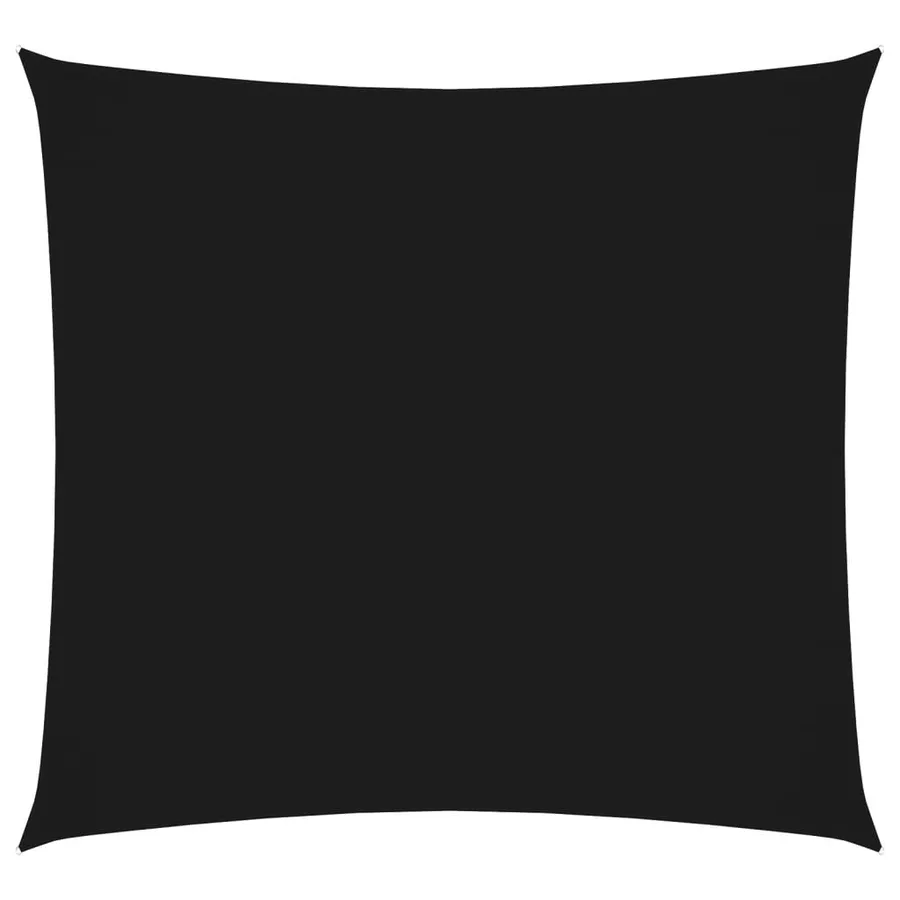 Voile de parasol tissu oxford carré 4,5x4,5 m noir - 2