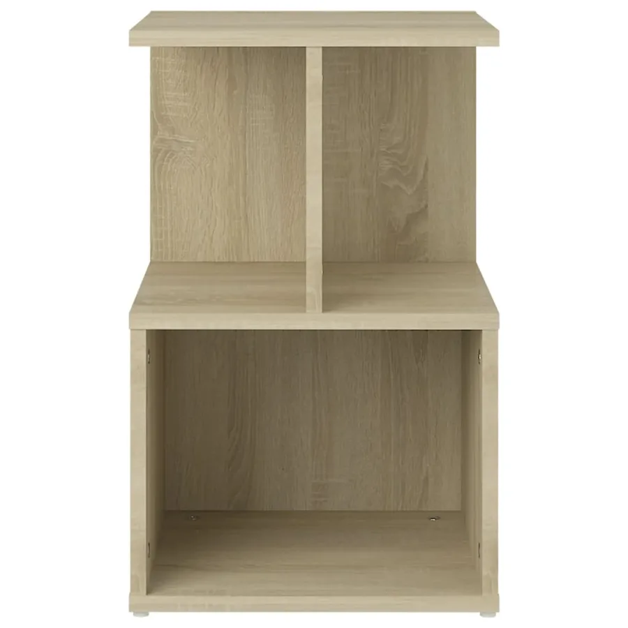Table de chevet chêne sonoma 35x35x55 cm bois d'ingénierie - 3