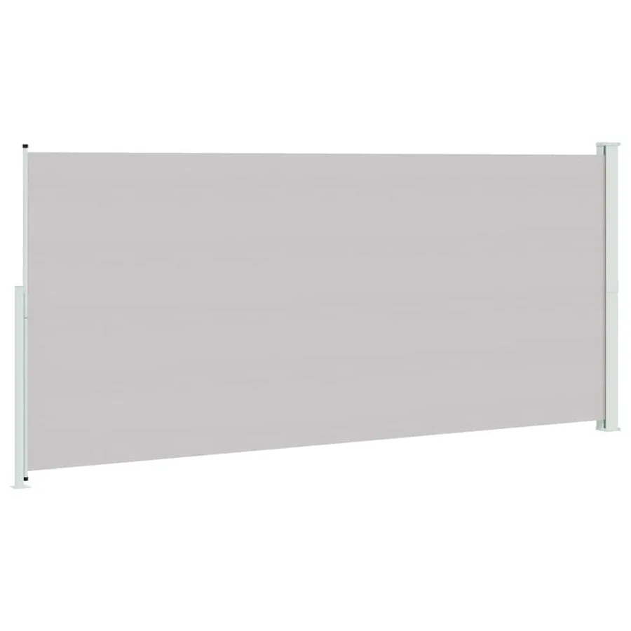 Auvent latéral rétractable de patio 220x500 cm Gris - 6
