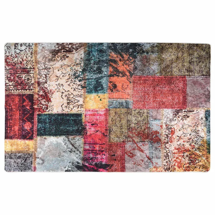 Tapis lavable Patchwork 160x230 cm multicolore - 2