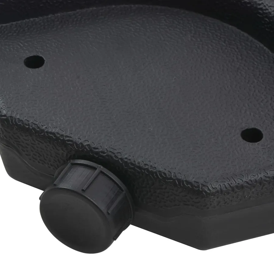 Parasol de jardin avec base portable vert - 11