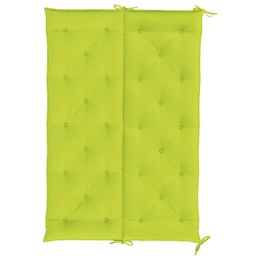 Coussin de banc de jardin vert vif 150x(50+50)x7cm tissu oxford - 6