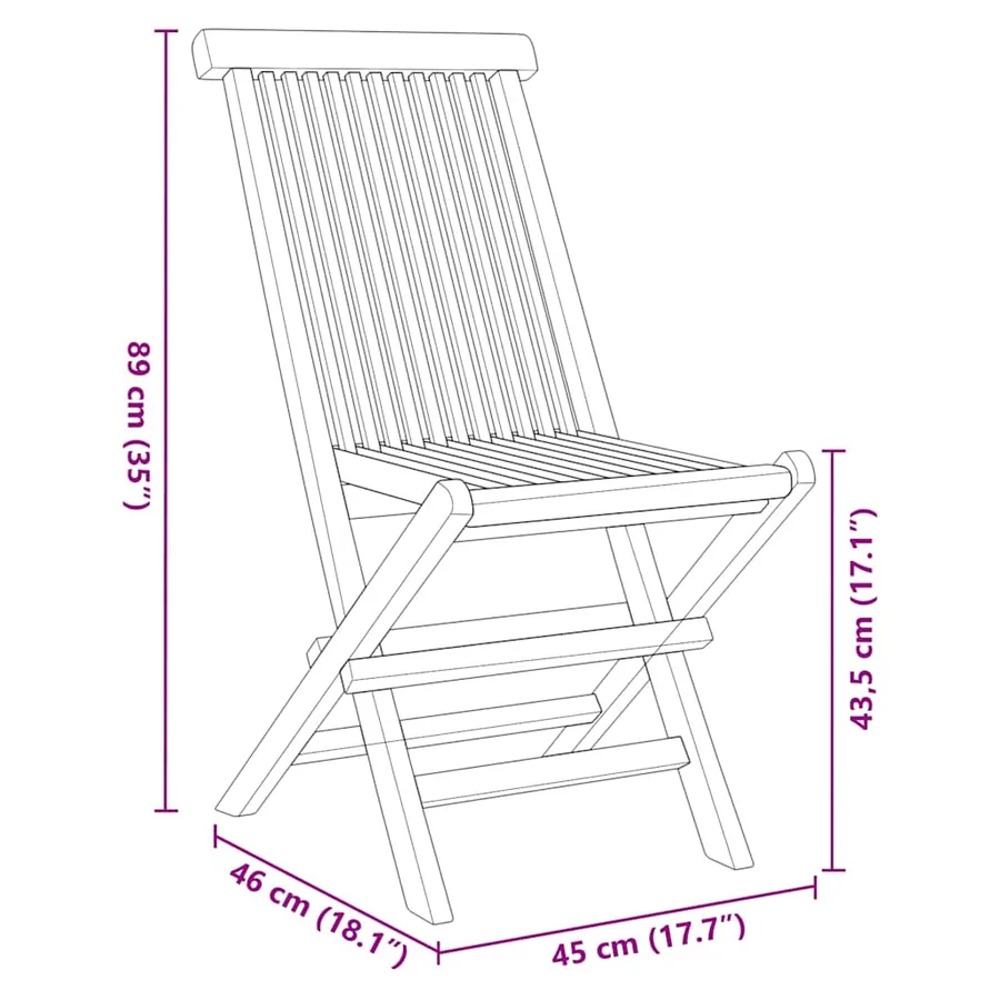 Ensemble de salle à manger pour jardin 7 pcs Marron - 12