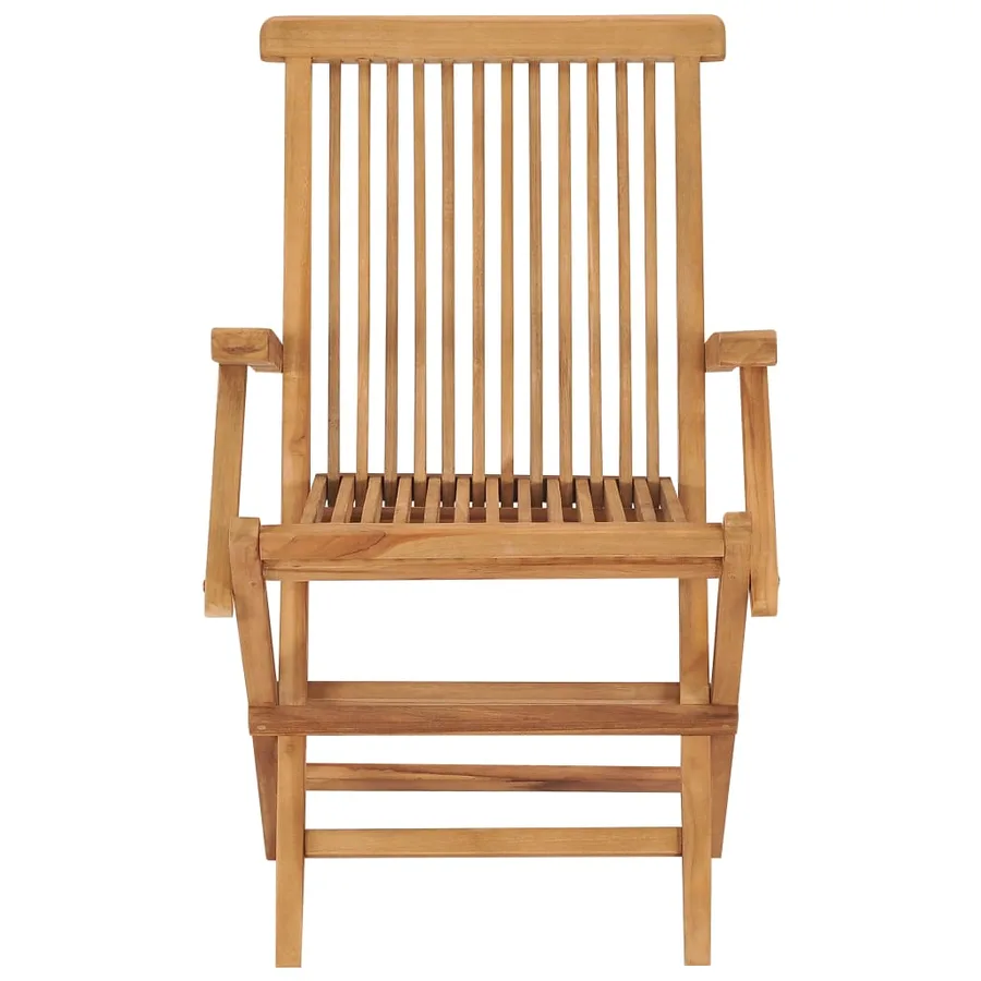 Chaises de jardin et coussins anthracite lot de 4 Bois de teck - 10