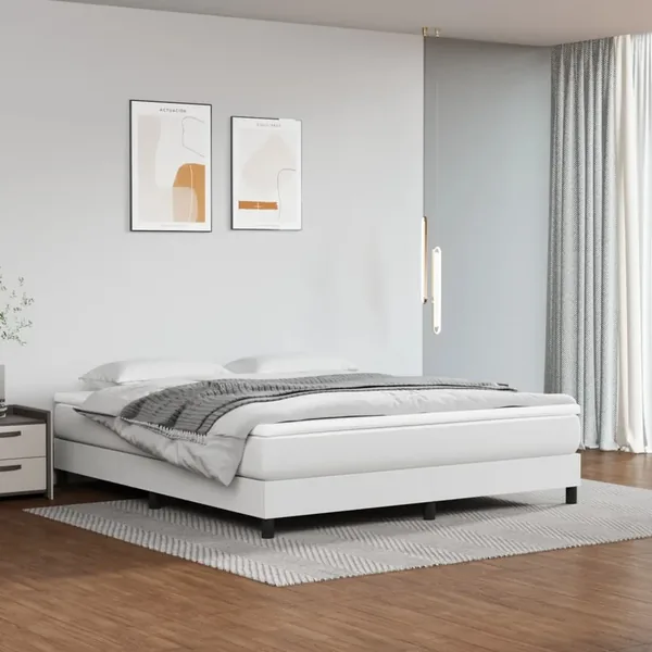 Matelas de lit à ressorts ensachés fermeté moyenne Blanc 180x200x20 cm