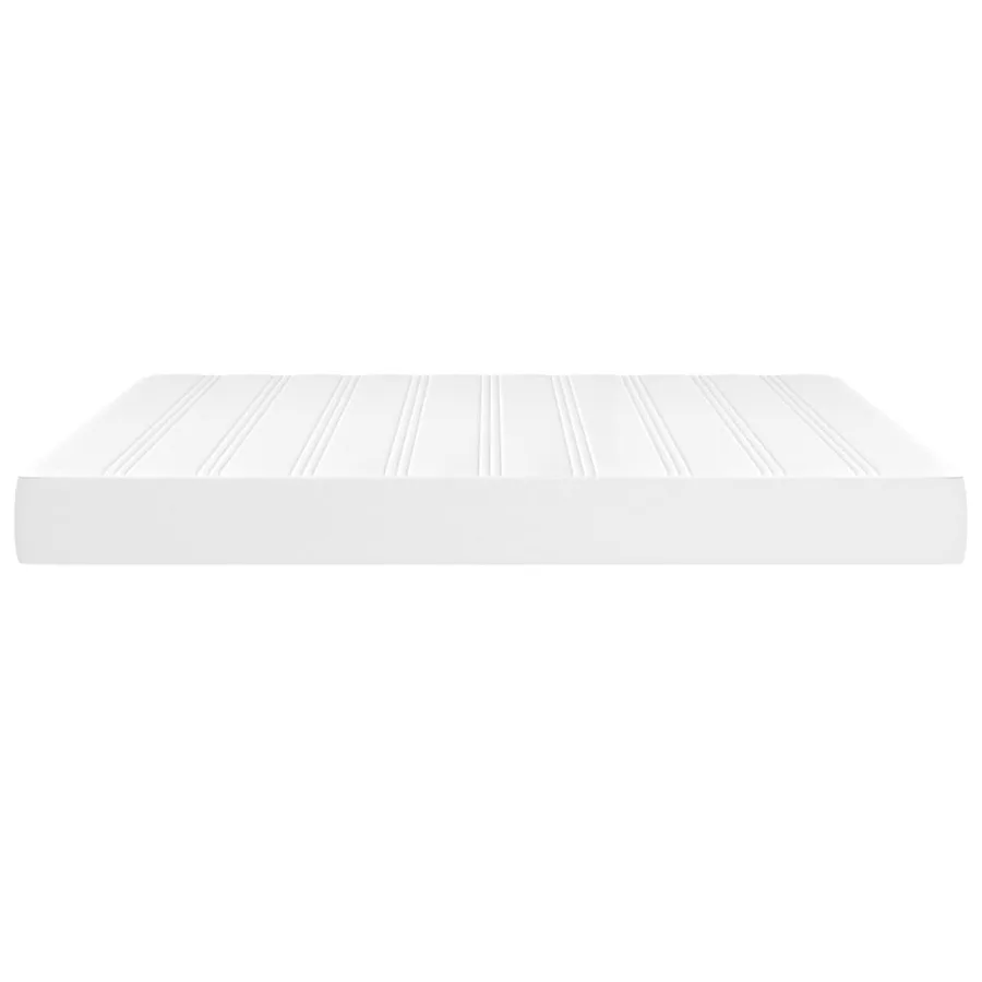 Matelas de lit à ressorts ensachés fermeté moyenne Blanc 180x200x20 cm - 4
