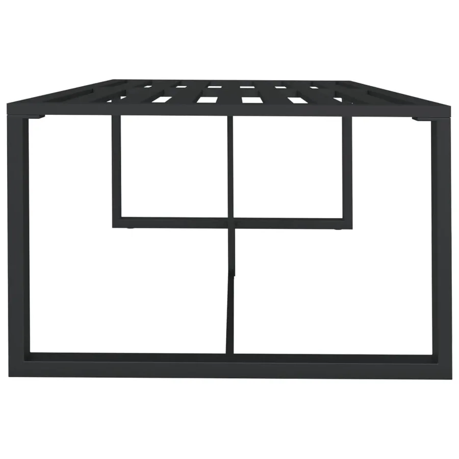 Table à dîner d'extérieur Anthracite 120x60x66 cm Aluminium - 4