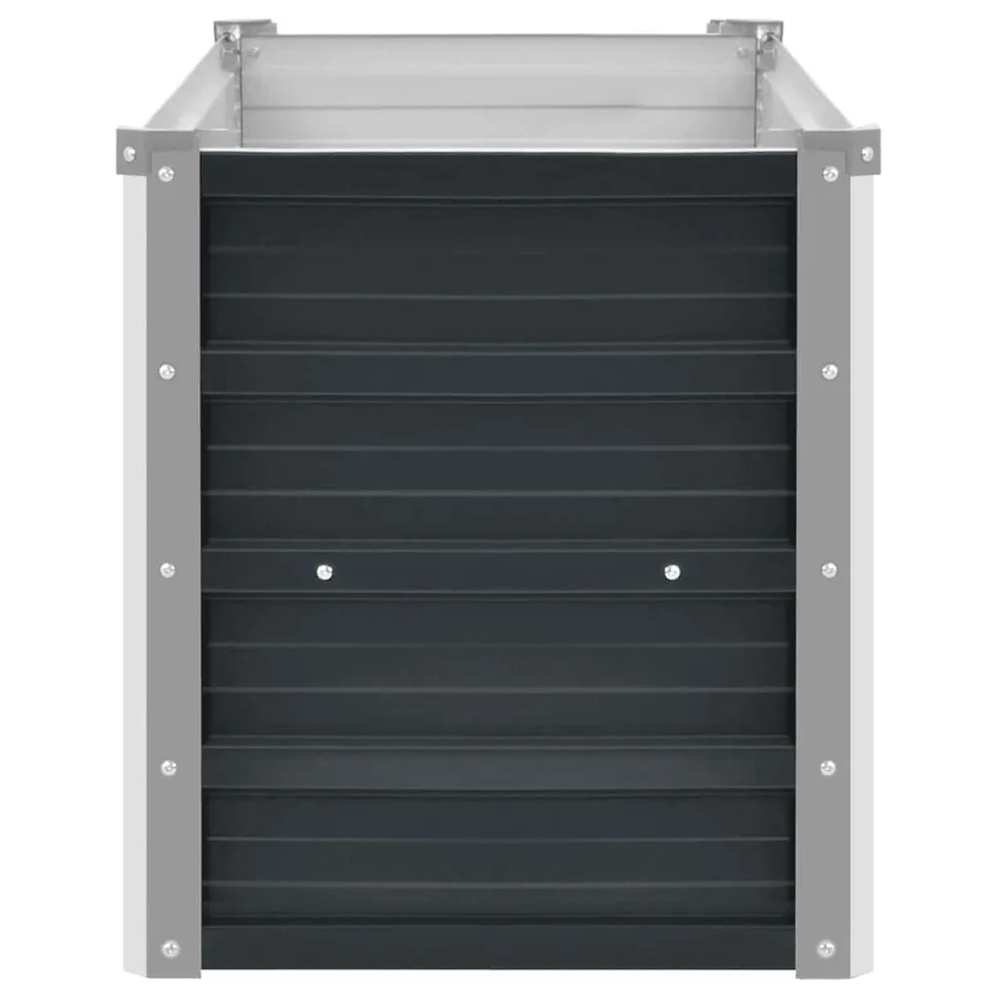 Lit surélevé de jardin Anthracite 160x40x45 cm Acier galvanisé - 5