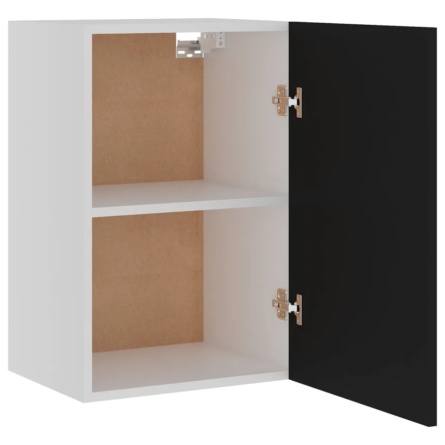 Armoire suspendue "Lyon" Noir 39,5 x 31 x 60 cm Bois d'ingénierie - 6