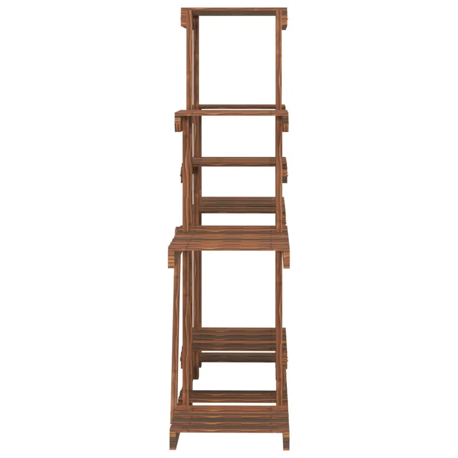 Support à fleurs 110x25x96 cm bois massif de sapin - 6