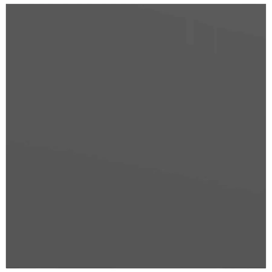 Étagère murale flottante 2 pcs Gris brillant 23x23,5x3,8 cm MDF - 10