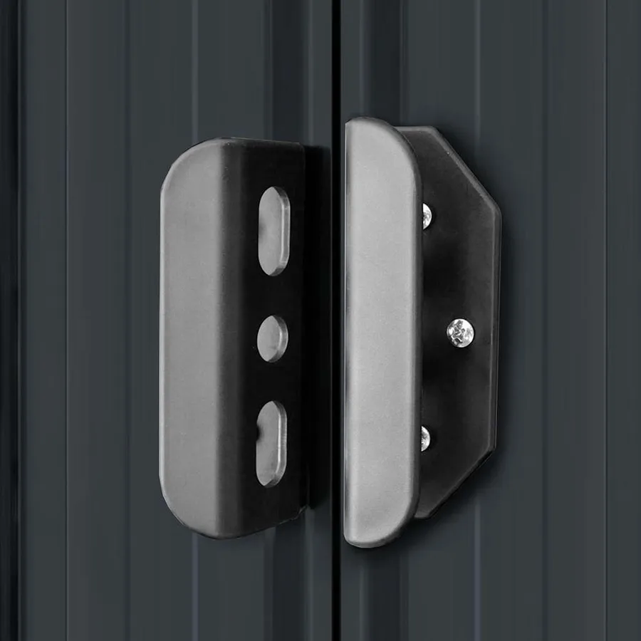 Abri de jardin Anthracite Acier - 9