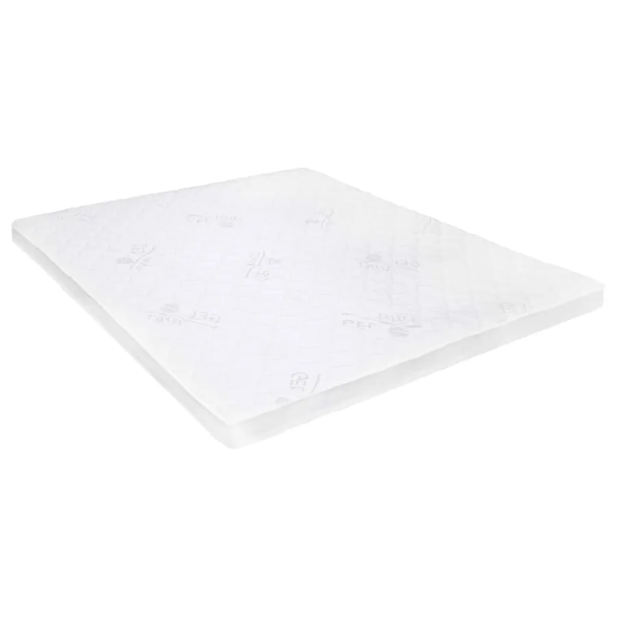Sur-matelas 140 x 200 cm Mousse de gel 7 cm - 2