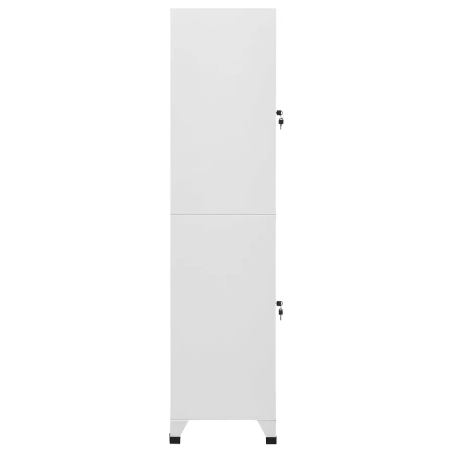 Armoire à casier avec 2 compartiments 38x45x180 cm - 4