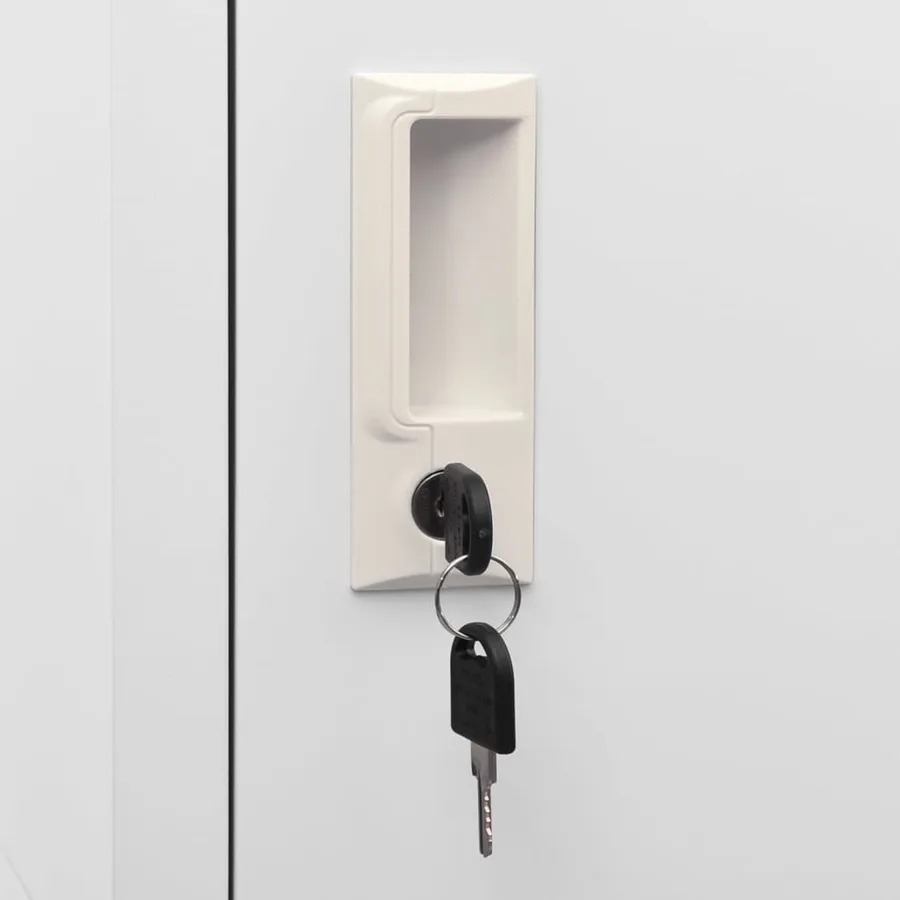 Armoire à casier avec 2 compartiments 38x45x180 cm - 7