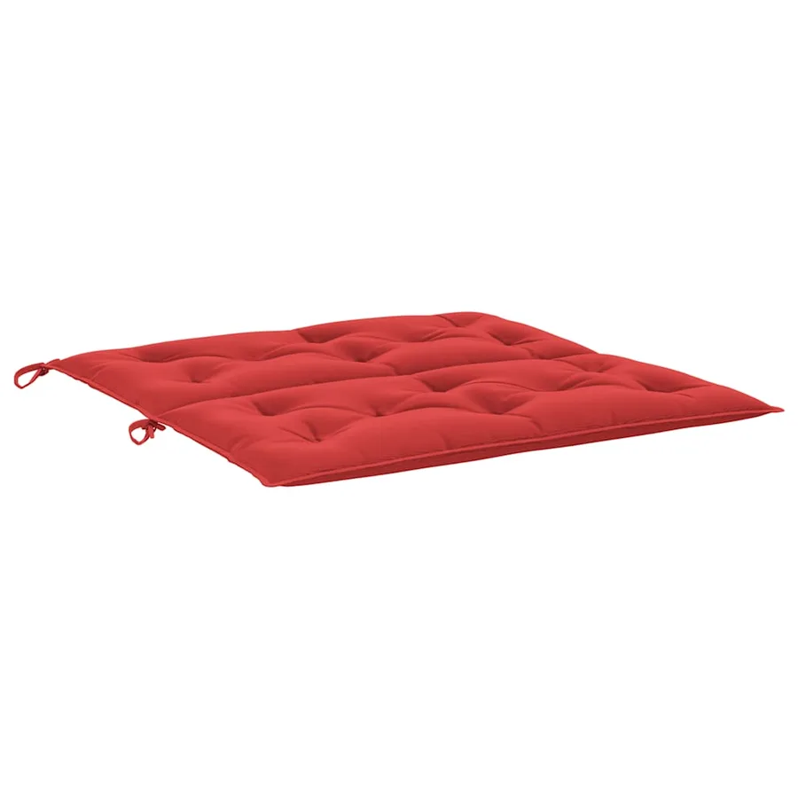 Coussin de banc de jardin rouge 100x(50+50)x7 cm tissu oxford - 5