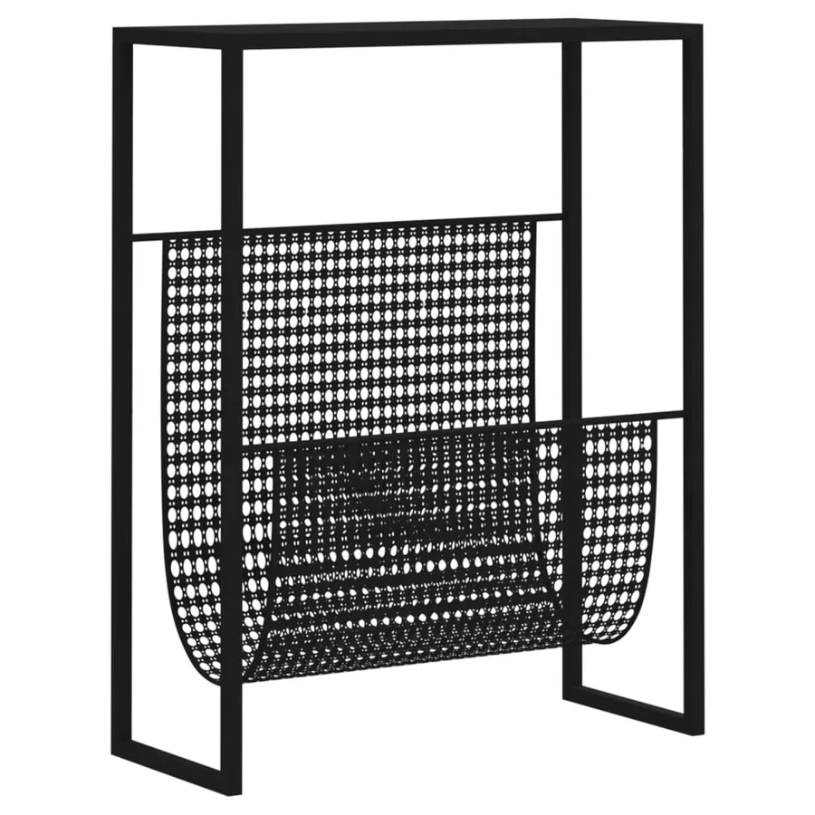 Porte-revue Noir 35x15x45 cm Acier - 2