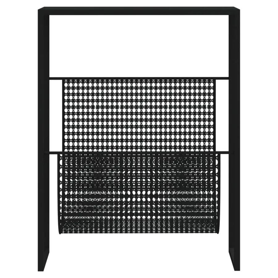 Porte-revue Noir 35x15x45 cm Acier - 3