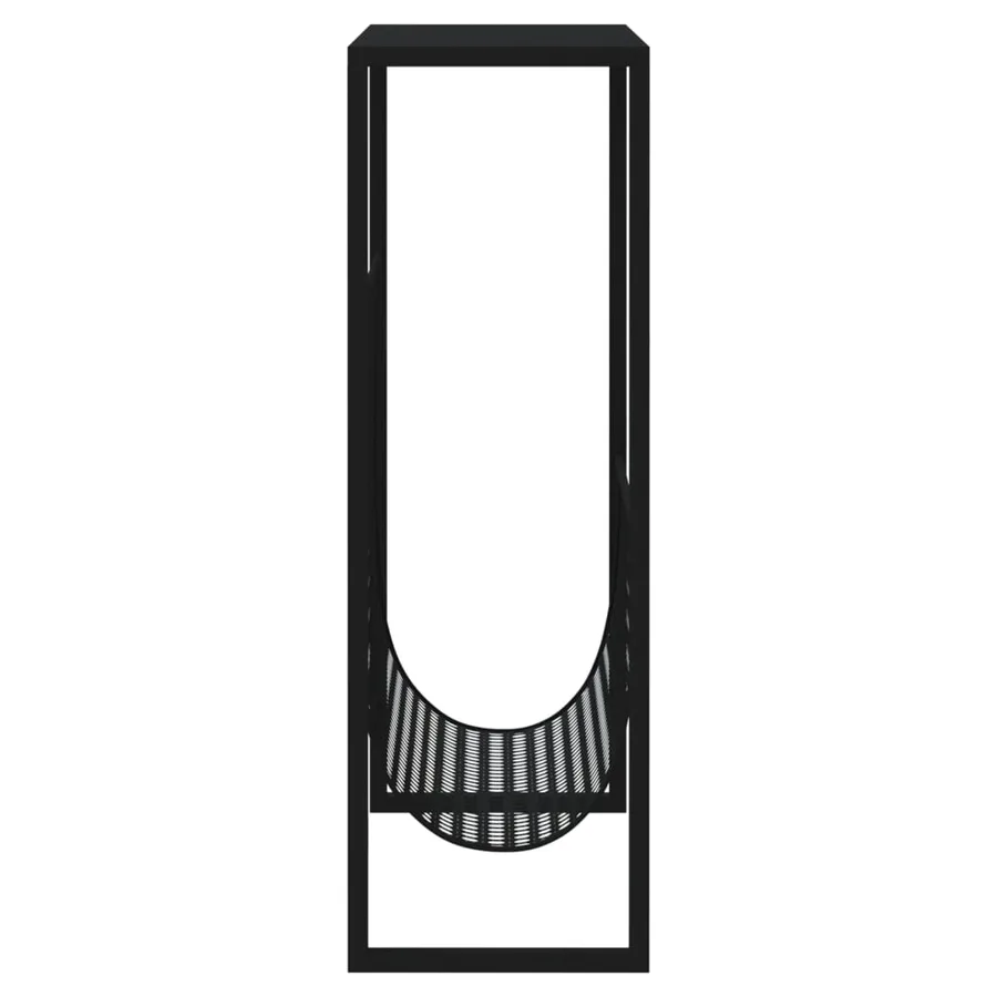 Porte-revue Noir 35x15x45 cm Acier - 4