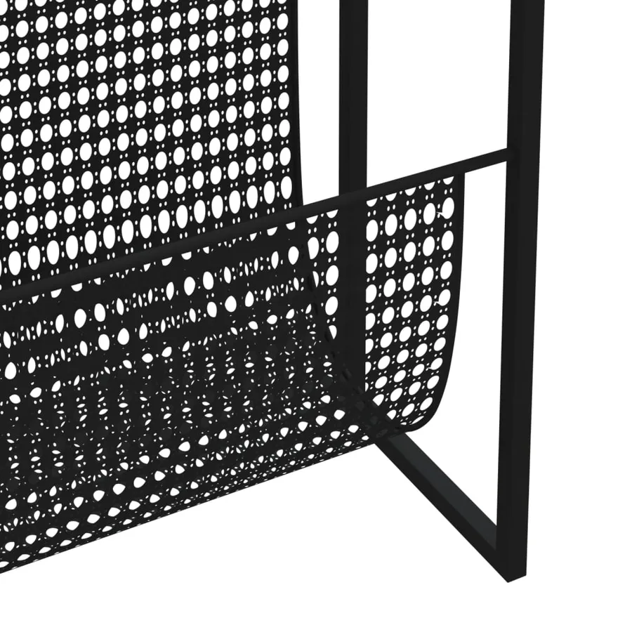 Porte-revue Noir 35x15x45 cm Acier - 6