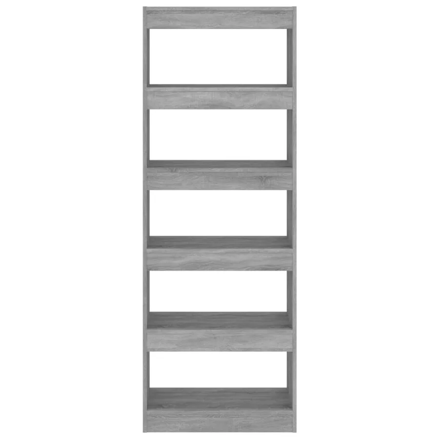 Bibliothèque/Séparateur de pièce Sonoma gris Bois d'ingénierie - 3