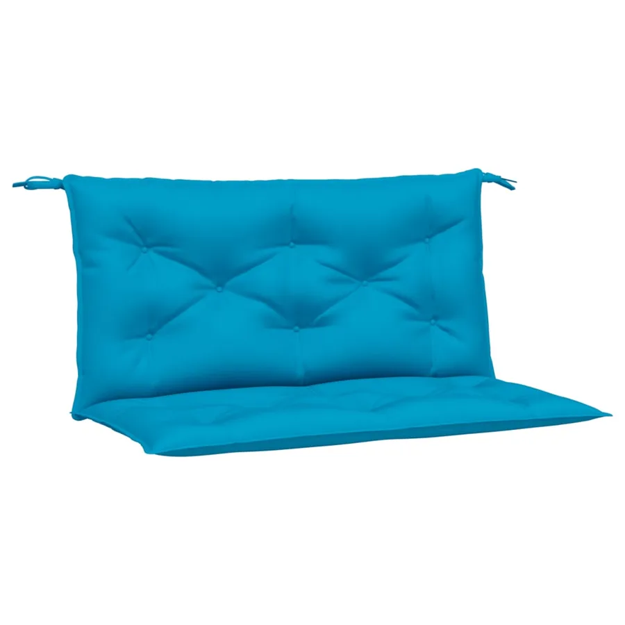 Coussins de banc de jardin lot de 2 bleu clair tissu Oxford - 2