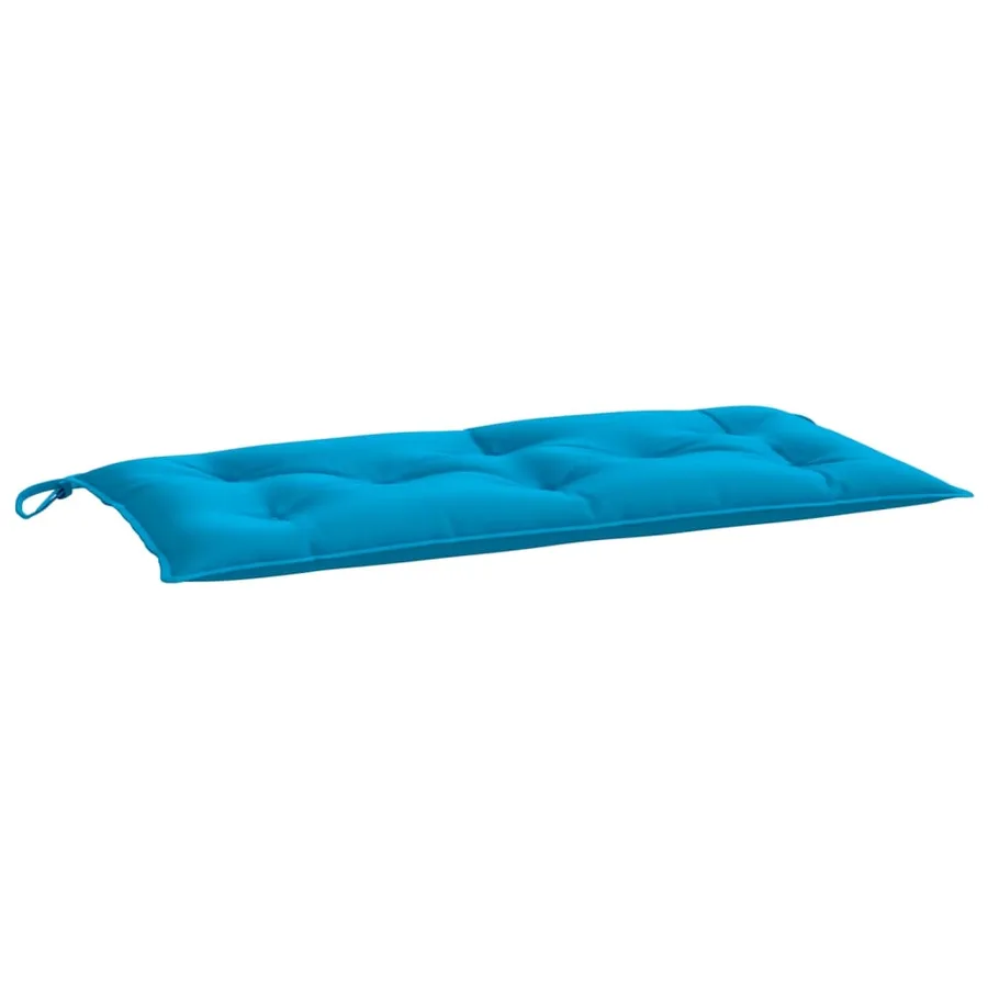 Coussins de banc de jardin lot de 2 bleu clair tissu Oxford - 4