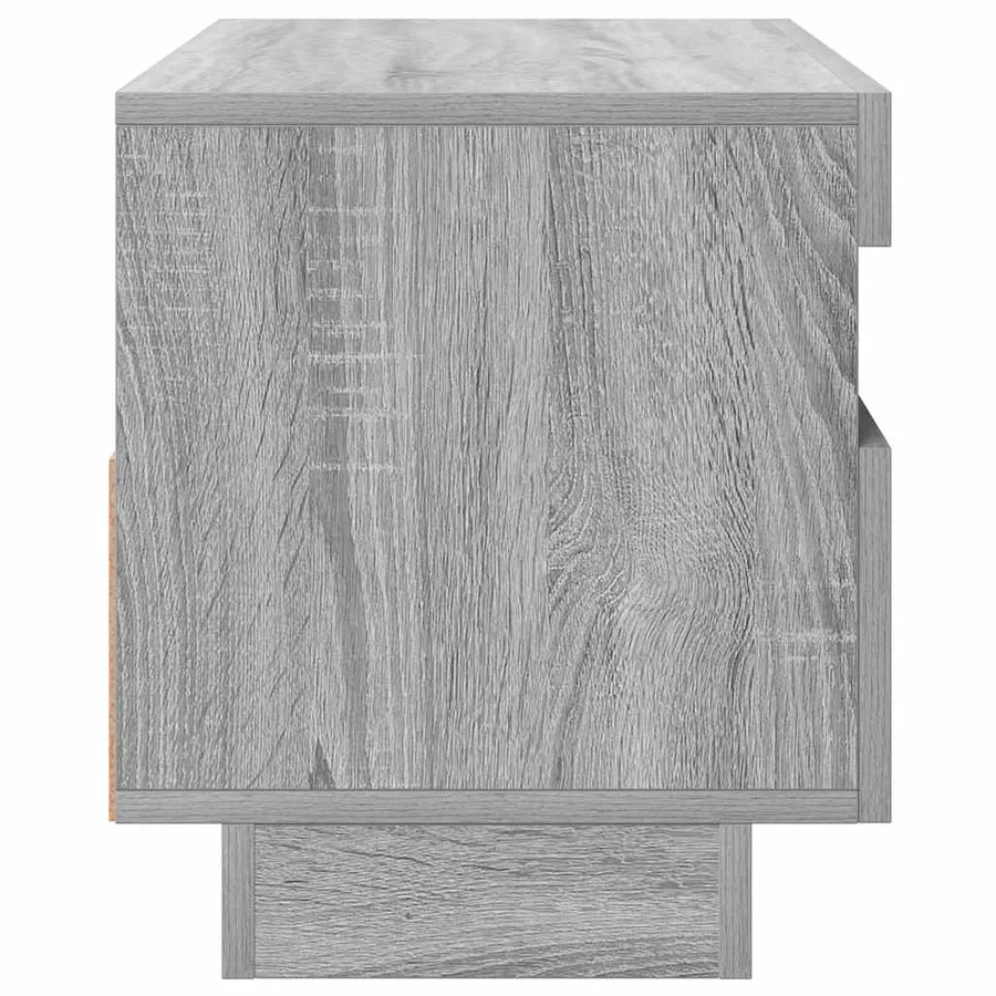 Meuble TV avec lumières LED sonoma gris 80x35x40 cm - 8