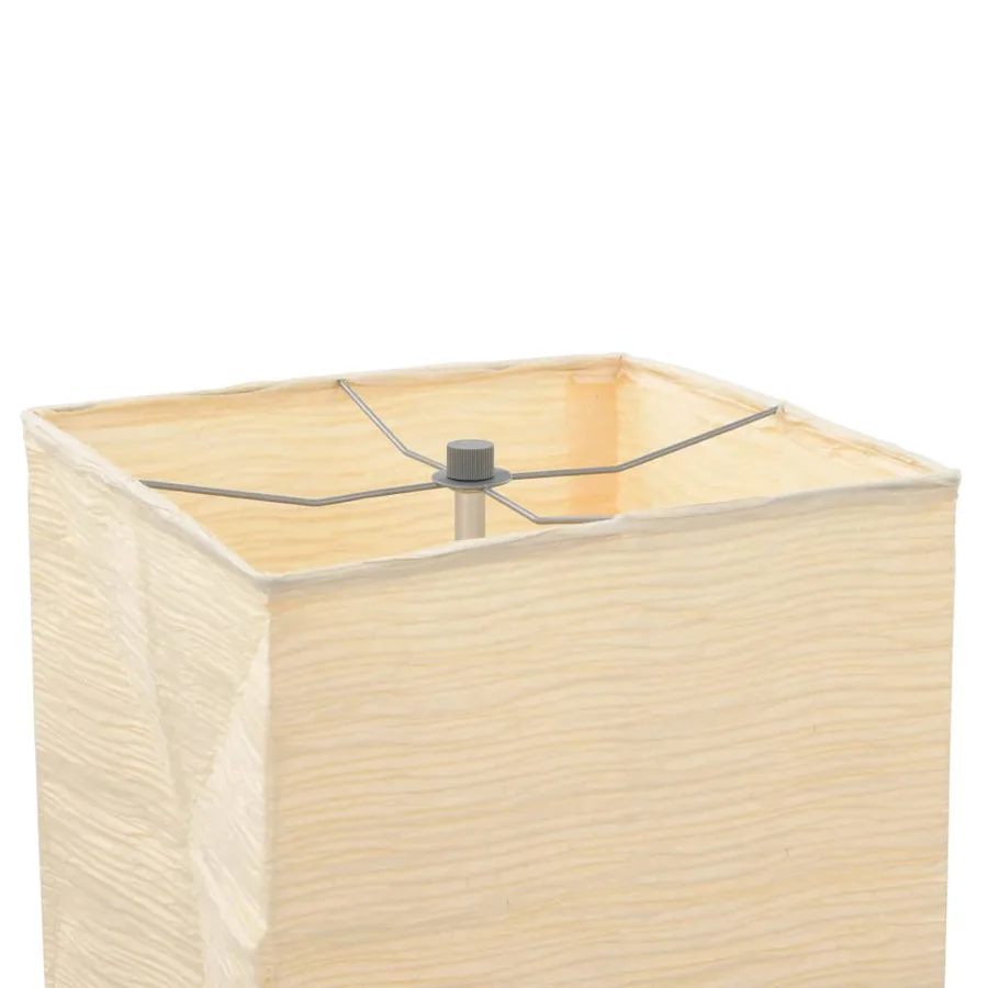Lampadaire avec support en acier 135 cm Beige - 3