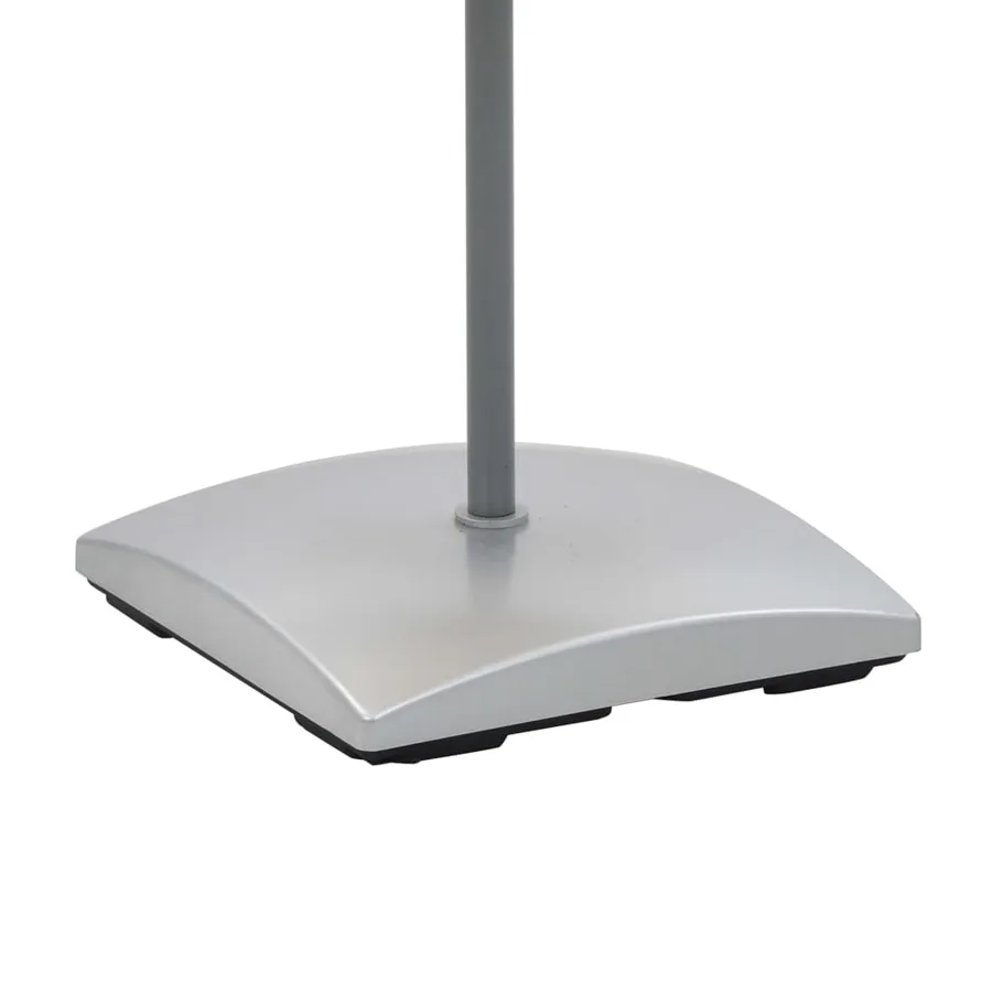 Lampadaire avec support en acier 135 cm Beige - 5