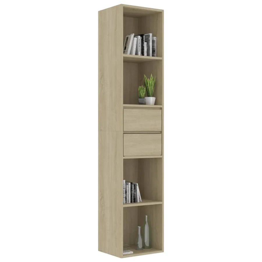 Bibliothèque Chêne sonoma 36x30x171 cm Bois d'ingénierie - 3