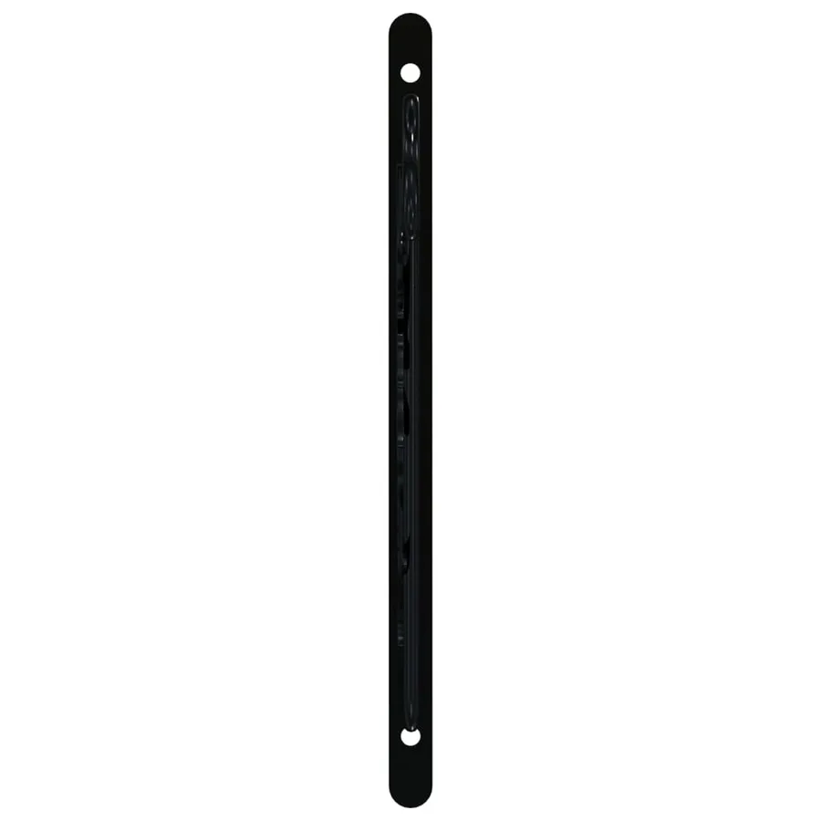 Supports de panier suspendu 4 pcs noir acier - 5