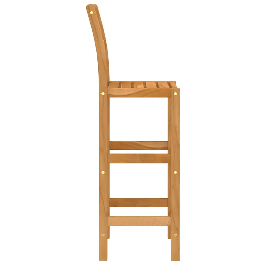 Ensemble de bar d'extérieur 3 pcs Bois d'acacia massif - 7