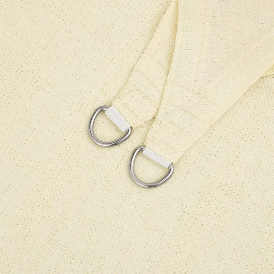 Voile d'ombrage 160 g/m² Crème 2x3,5 m PEHD - 5