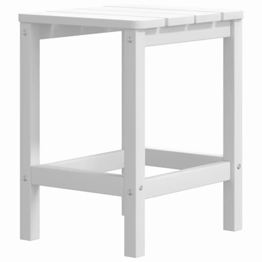 Table de jardin Adirondack Blanc 38x38x46 cm PEHD - 2