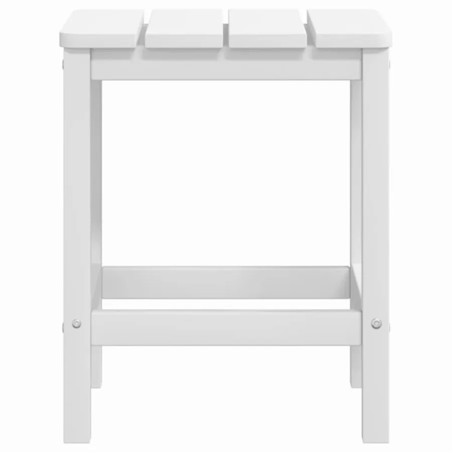 Table de jardin Adirondack Blanc 38x38x46 cm PEHD - 5