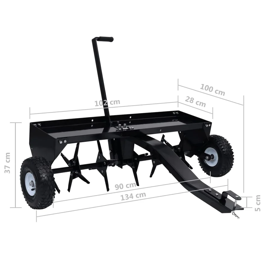 Aérateur de pelouse pour tondeuse autoportée 102 cm - 8
