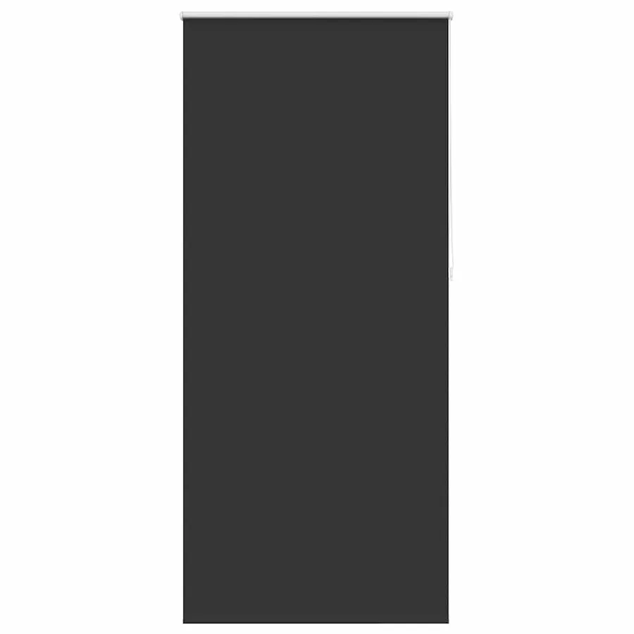 Store enrouleur occultant 124,4 x 230 cm, largeur du tissu 120 cm, noir - 2