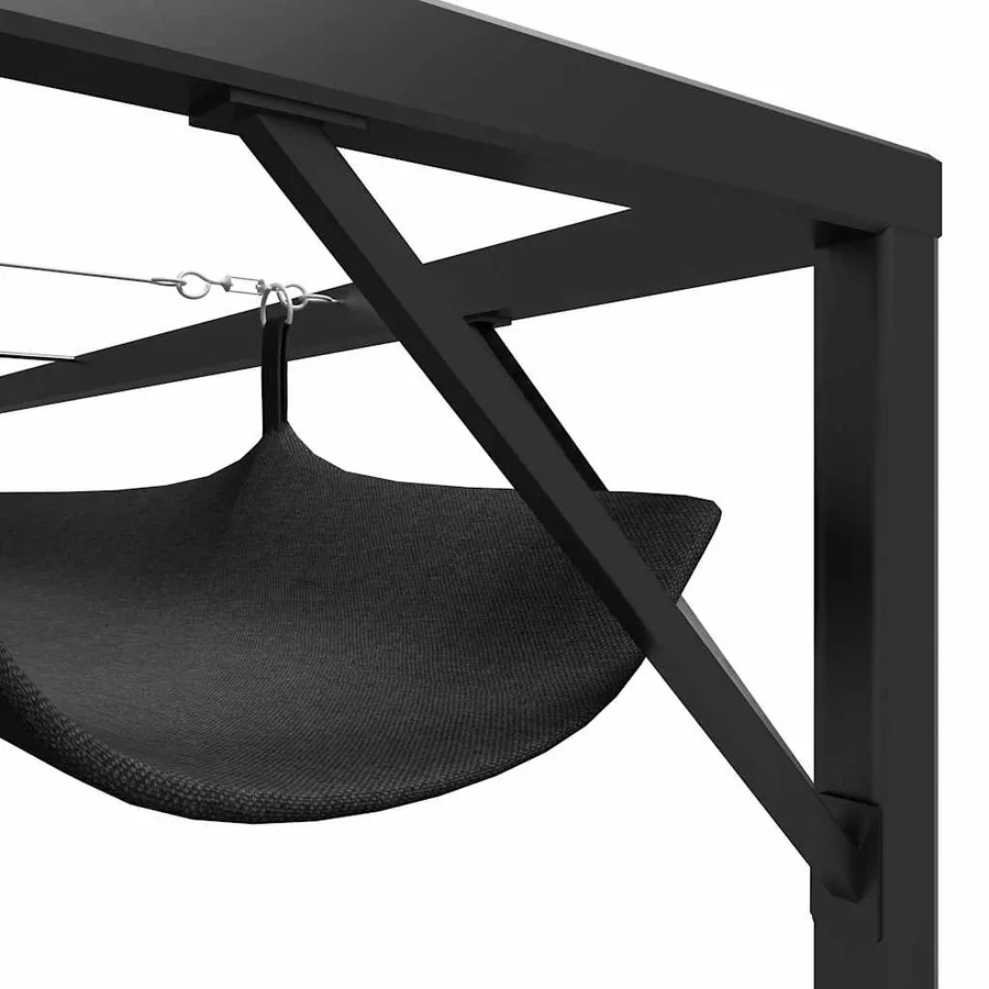 Chapiteau de jardin avec auvent rétractable 3x3 m Anthracite - 7