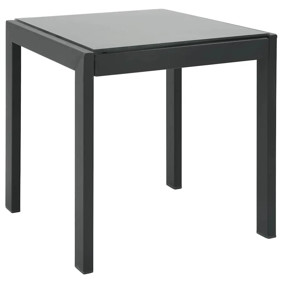 Chaises longues lot de 2 avec table Textilène et acier - 3